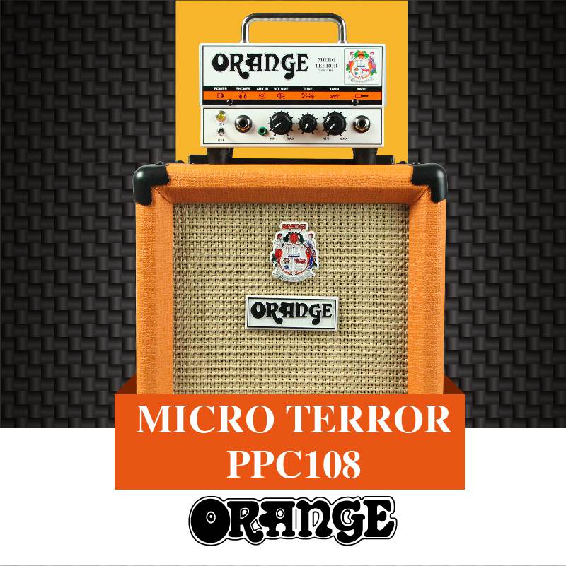 橘子Orange Micro Terror 迷你电子管吉他音箱 + 橘子 Orange PPC108 Cab